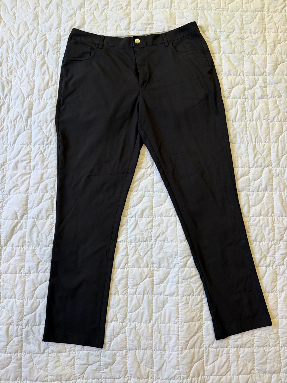 Puma Black Men's Pants - Tailored Straight Leg